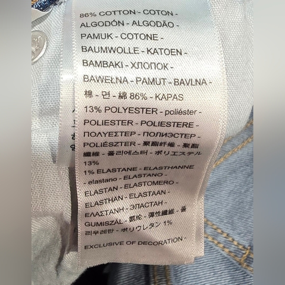 Levis Womens Silvertab High Waisted Straight Leg Mom Jeans Size 26 - Picture 7 of 7